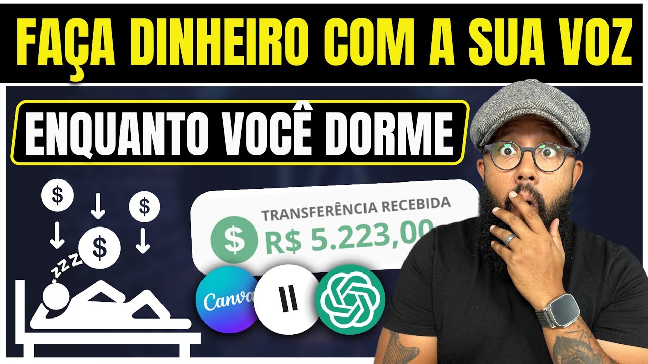 Como ganhar dinheiro com I.A Usando a Sua VOZ [RENDA PASSIVA💰]