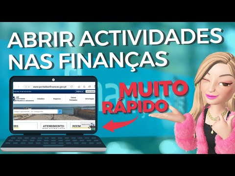 Como Abrir Atividades nas Finanças online – Passo a passo