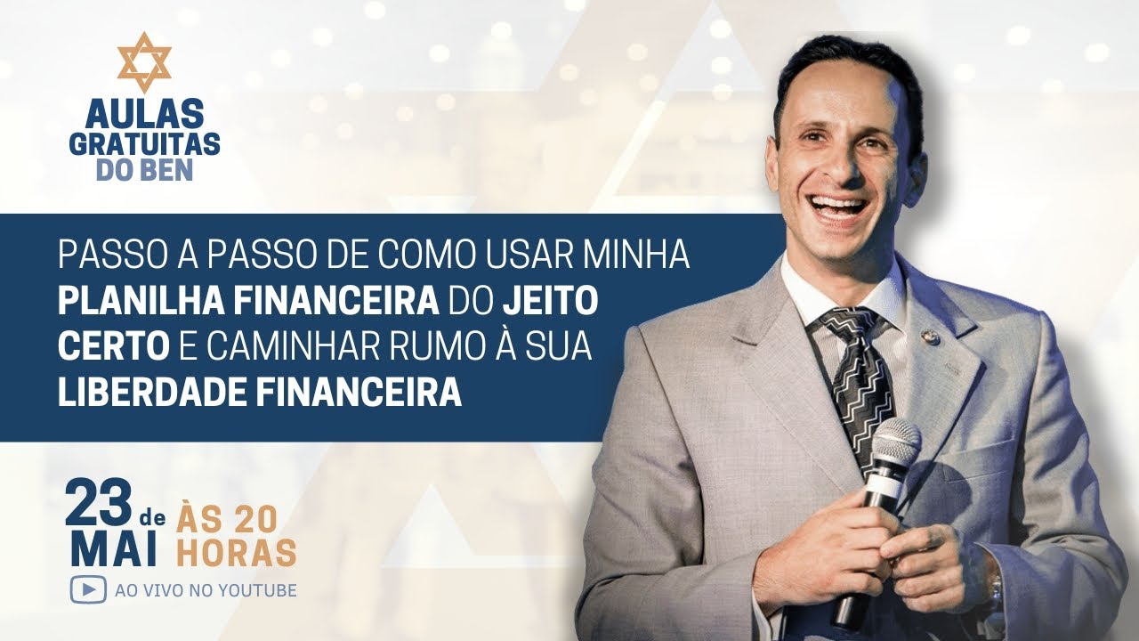 Passo a passo de como usar minha planilha financeira – com Ben Zruel