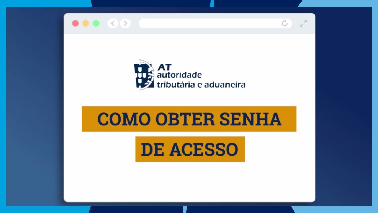 Como obter a senha de acesso ao portal das Finanças