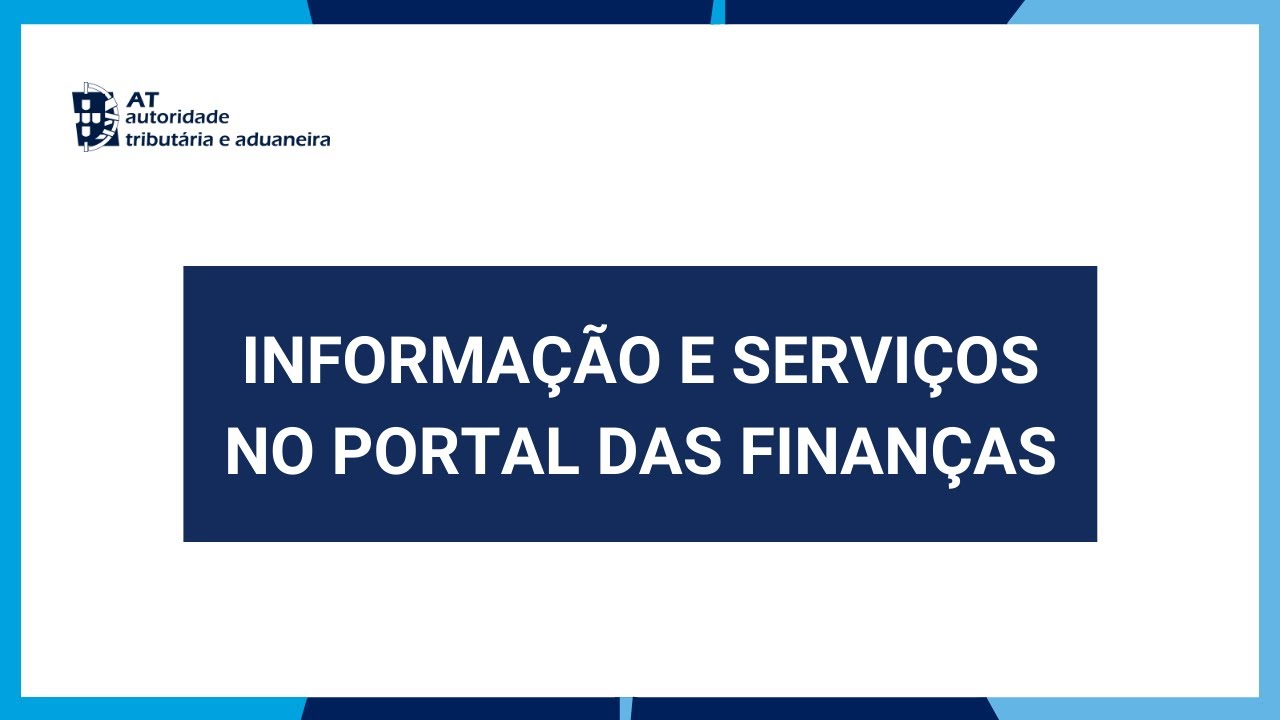 Pesquisa, Informação e Serviços no Portal das Finanças