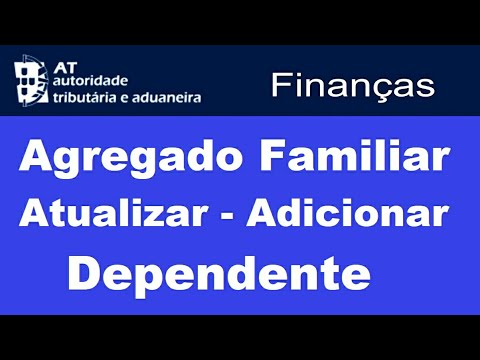 Como atualizar o agregado familiar | Portal das Finanças