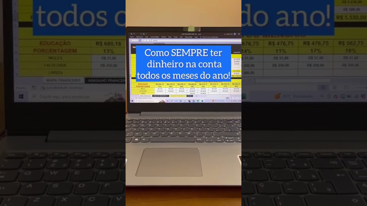 COMO GUARDAR DINHEIRO TODOS OS MESES! 🤑📊✅ #shorts #guardardinheiro #finanças