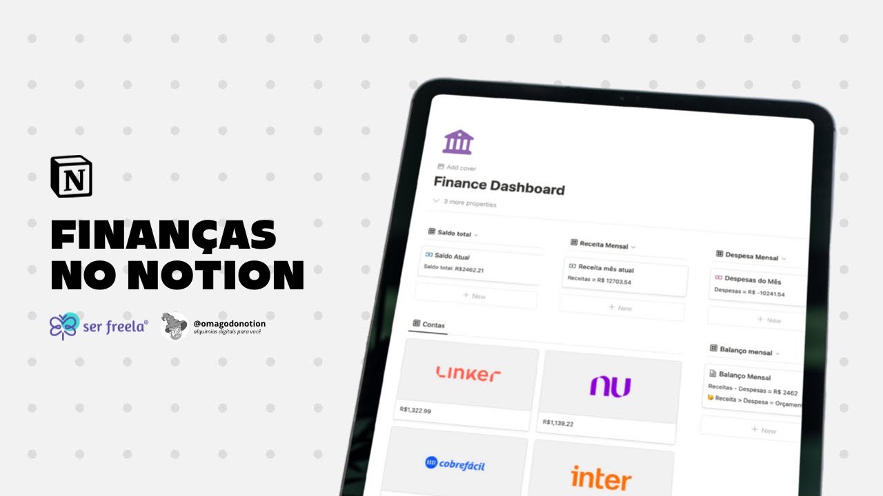 Como eu organizo finanças no Notion | Serfreela por Sebastian Baltazar