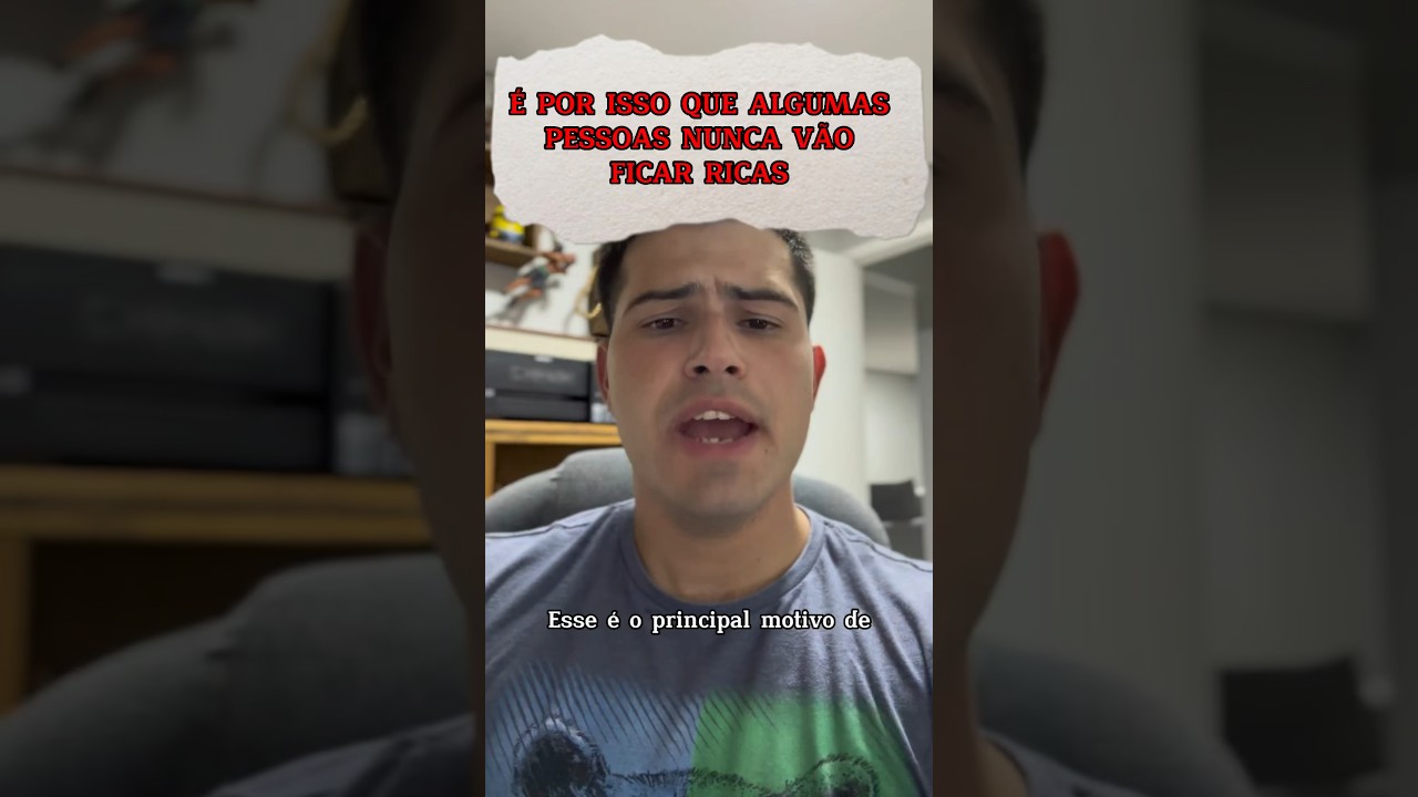 É POR ISSO QUE MUITOS NUNCA VÃO FICAR RICOS !!! #investimentos #dinheiro #finanças